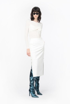 Pinko Sueter with front gathering Blancos | MXDYB23428