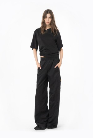 Pinko T-shirt with rhinestone necklace Negros | XMXBH41875
