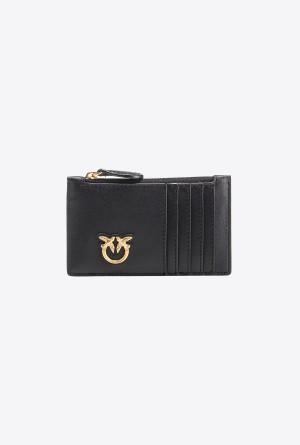 Pinko Zipped card holder Dorados | MXZPD16175